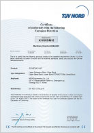CE Certificate - SCARFING UNIT